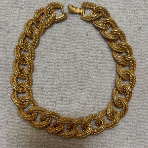 Chunky vintage Gold Chain Necklace